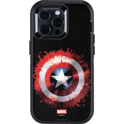 Marvel Captain America Star Shield Otterbox Defender iPhone Skin