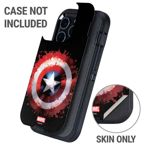 Marvel Captain America Star Shield Otterbox Defender iPhone Skin