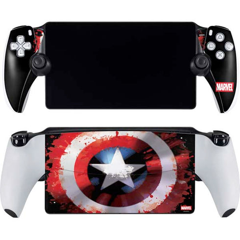 Marvel Captain America Star Shield PlayStation PS5 Skins