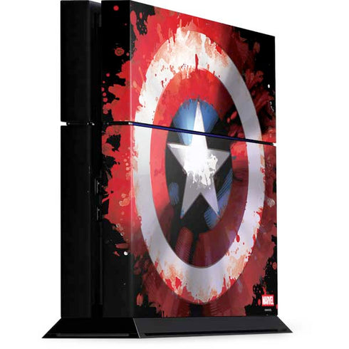 Marvel Captain America Star Shield PS4 Console Skin