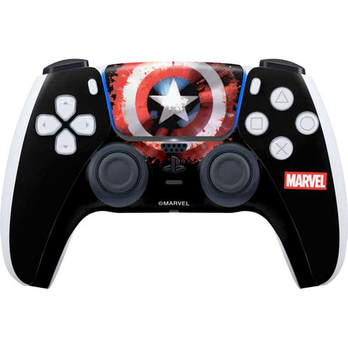 Marvel Captain America Star Shield PlayStation PS5 Skins