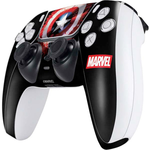 Marvel Captain America Star Shield PS5 Controller Skin