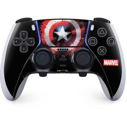 Marvel Captain America Star Shield PlayStation PS5 Skins