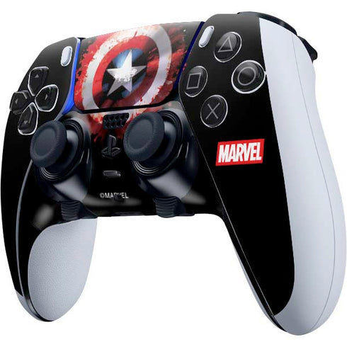Marvel Captain America Star Shield PS5 DualSense Edge Pro Controller Skin