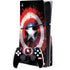 Marvel Captain America Star Shield PS5 Slim Disk Bundle Skin