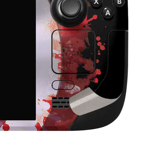 Marvel Captain America Star Shield Steam Deck Handheld Gaming Computer OLED Skin