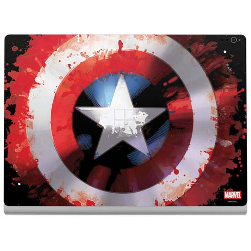Marvel Captain America Star Shield Surface Book 2 15in Skin