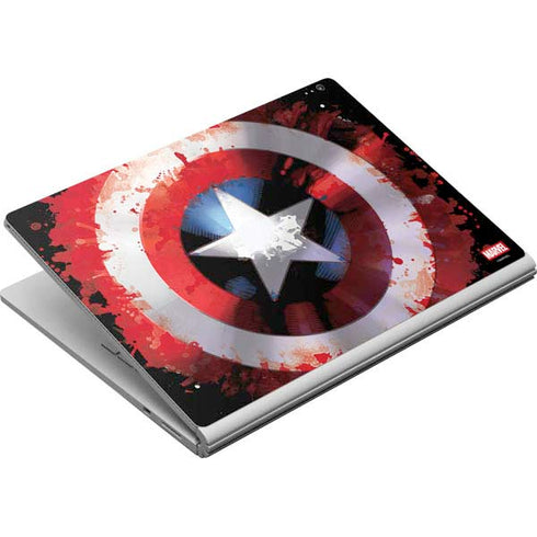 Marvel Captain America Star Shield Surface Book Skin