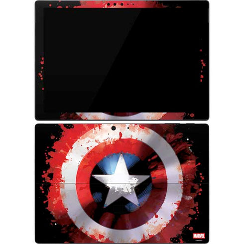 Marvel Captain America Star Shield Surface Pro 7 Skin