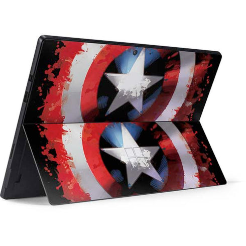 Marvel Captain America Star Shield Surface Pro 7 Skin