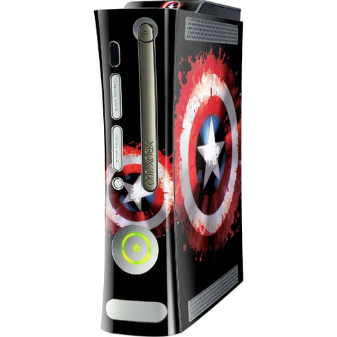 Marvel Captain America Star Shield Xbox 360 (Includes HDD) Skin