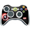 Marvel Captain America Star Shield Xbox 360 Wireless Controller Skin