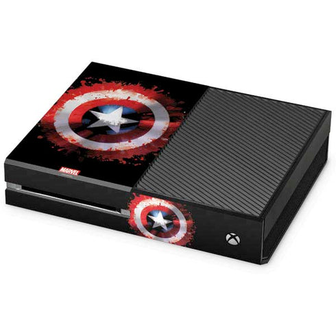 Marvel Captain America Star Shield Xbox One Console Skin
