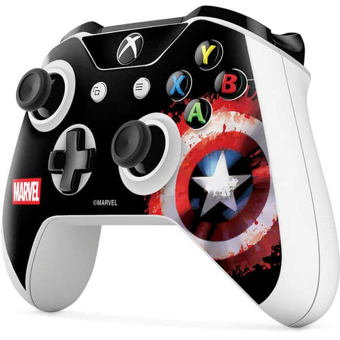 Marvel Captain America Star Shield Xbox One S Controller Skin