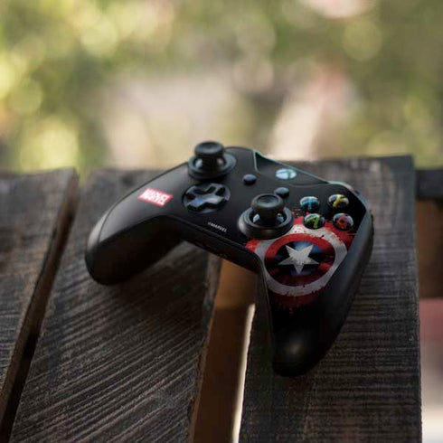 Marvel Captain America Star Shield Xbox One S Controller Skin