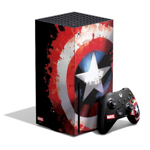 Marvel Captain America Star Shield Xbox Series X Skins