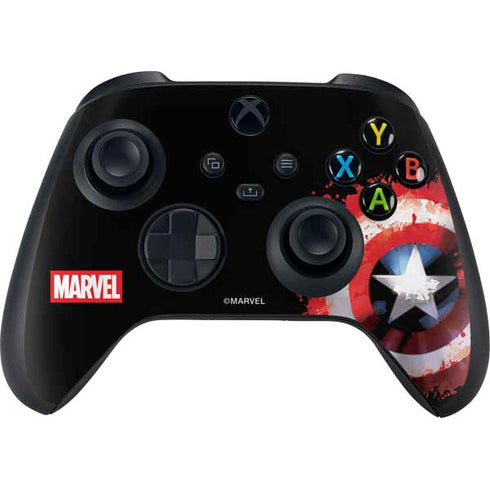 Marvel Captain America Star Shield Xbox Series X Controller Skin
