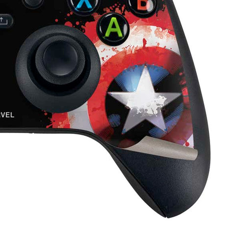 Marvel Captain America Star Shield Xbox Series X Controller Skin
