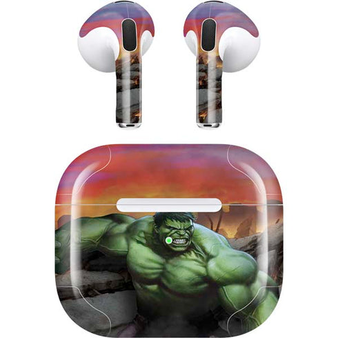 Marvel Enraged Hulk Apple AirPods (3rd Gen 2021) Skin