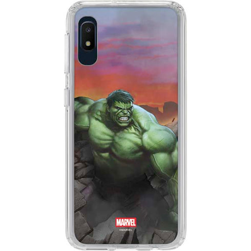 Marvel Enraged Hulk Galaxy A10e Clear Case