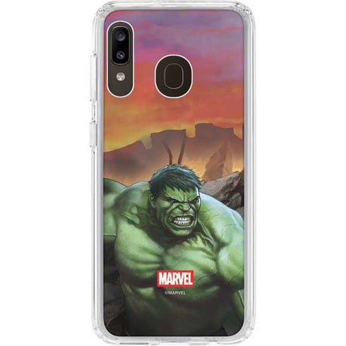 Marvel Enraged Hulk Galaxy A20 Clear Case