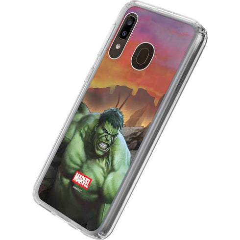 Marvel Enraged Hulk Galaxy A20 Clear Case