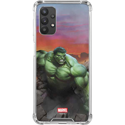 Marvel Enraged Hulk Galaxy A32 5G Clear Case
