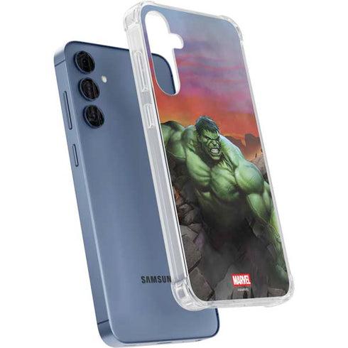 Marvel Enraged Hulk Galaxy A35 5G Clear Case