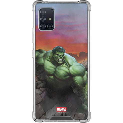 Marvel Enraged Hulk Galaxy A51 5G Clear Case