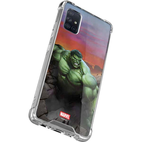 Marvel Enraged Hulk Galaxy A51 5G Clear Case