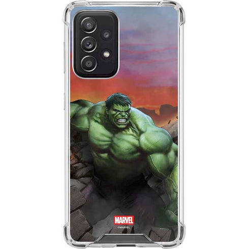 Marvel Enraged Hulk Galaxy A52 5G Clear Case
