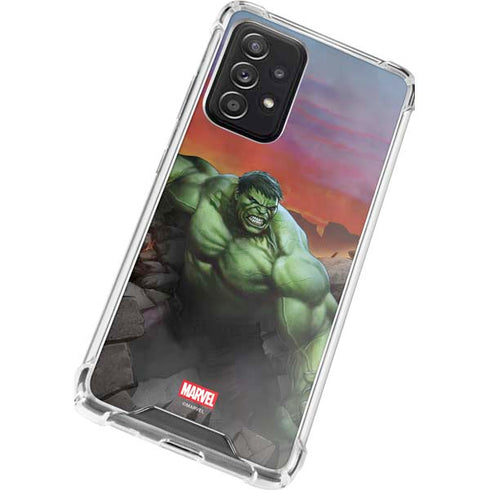Marvel Enraged Hulk Galaxy A52 5G Clear Case