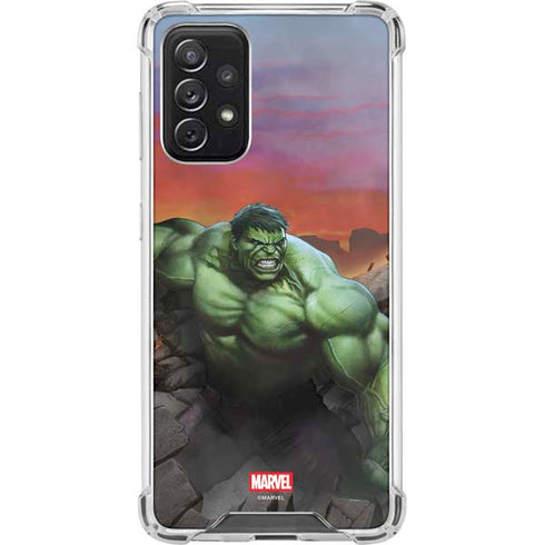 Marvel Enraged Hulk Galaxy A72 5G Clear Case