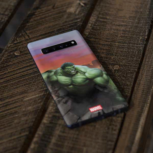 Marvel Enraged Hulk Galaxy S10 Plus Skin