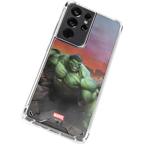 Marvel Enraged Hulk Galaxy S21 Ultra 5G Clear Case