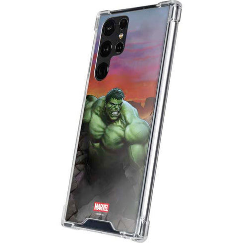 Marvel Enraged Hulk Galaxy S23 Ultra Clear Case