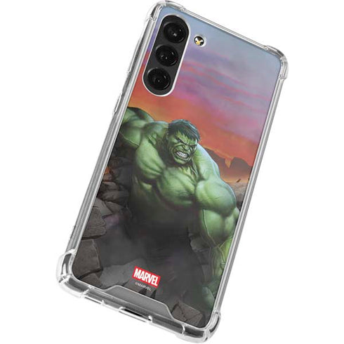 Marvel Enraged Hulk Galaxy S24 FE Clear Case