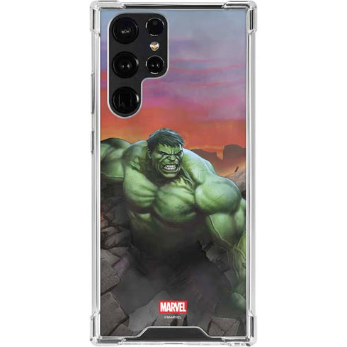 Marvel Enraged Hulk Galaxy S24 Ultra Clear Case