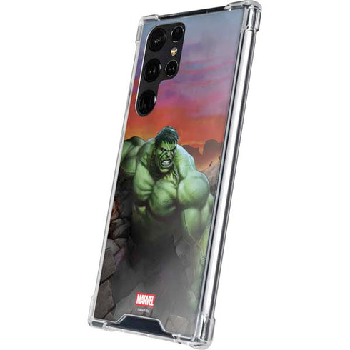 Marvel Enraged Hulk Galaxy S24 Ultra Clear Case