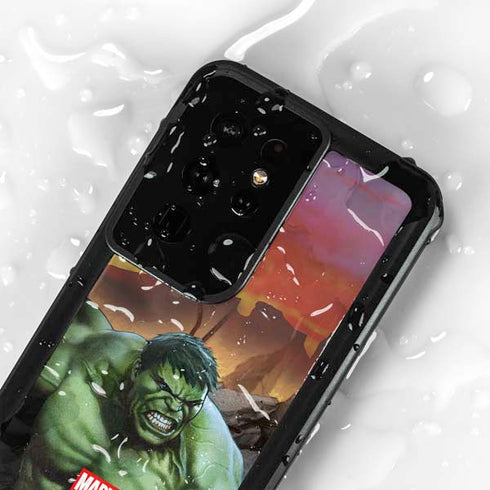 Marvel Enraged Hulk Galaxy S24 Ultra Waterproof Case