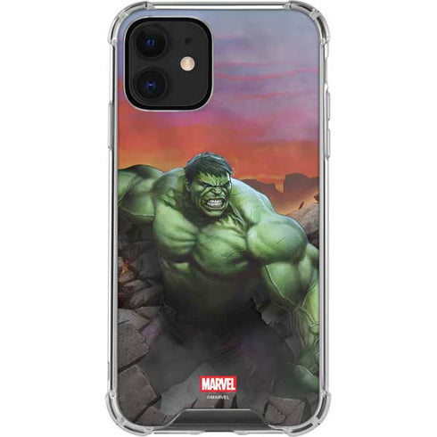 Marvel Enraged Hulk iPhone 12 Clear Case