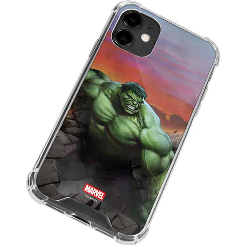Marvel Enraged Hulk iPhone 12 Clear Case