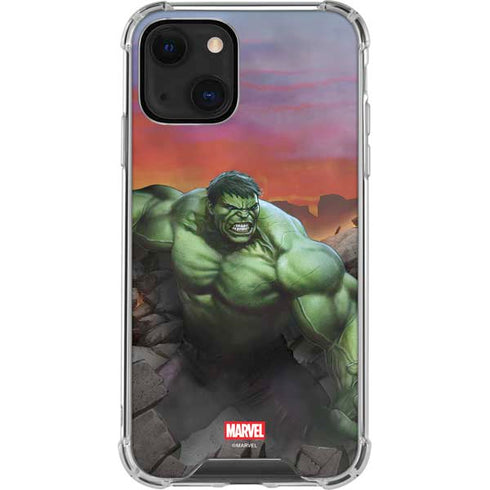 Marvel Enraged Hulk iPhone 13 Clear Case
