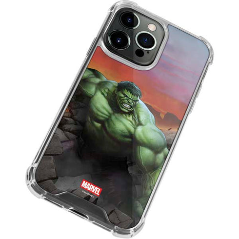 Marvel Enraged Hulk iPhone 13 Pro Clear Case