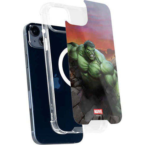 Marvel Enraged Hulk iPhone 15 Plus MagSafe Case