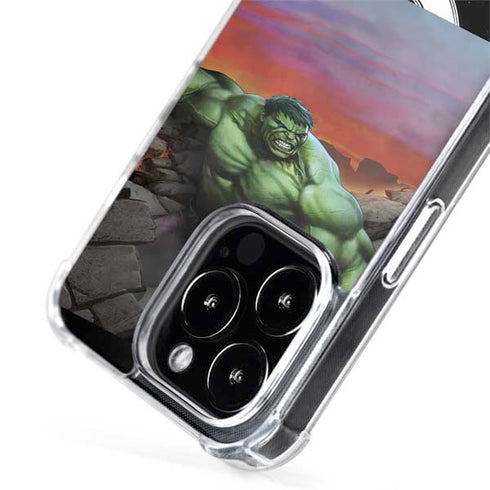 Marvel Enraged Hulk iPhone 15 Pro MagSafe Case