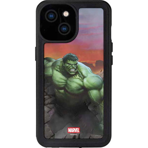 Marvel Enraged Hulk iPhone 15 Waterproof Case