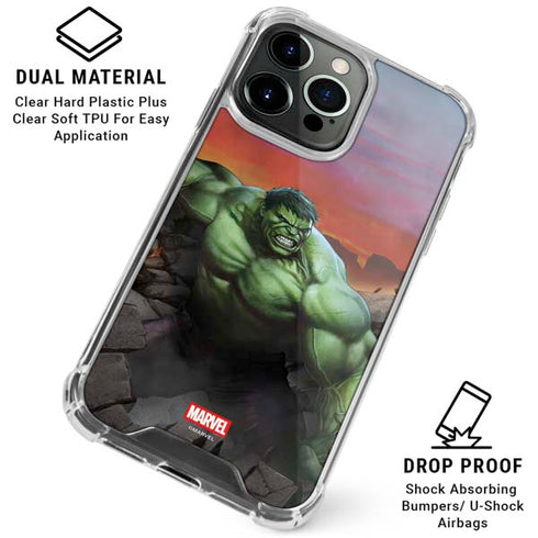 Marvel Enraged Hulk iPhone 16 Pro Max Clear Case