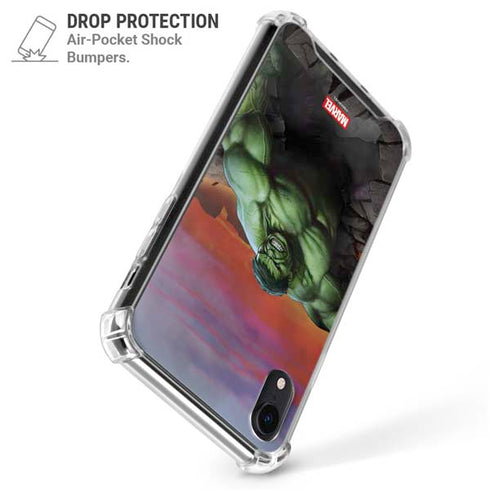 Marvel Enraged Hulk iPhone XR Clear Case