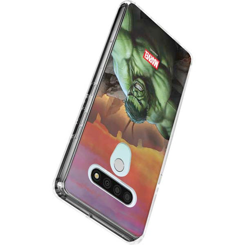 Marvel Enraged Hulk LG Stylo 6 Clear Case